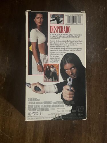 Desperado (vhs, 1996, closed captioned)