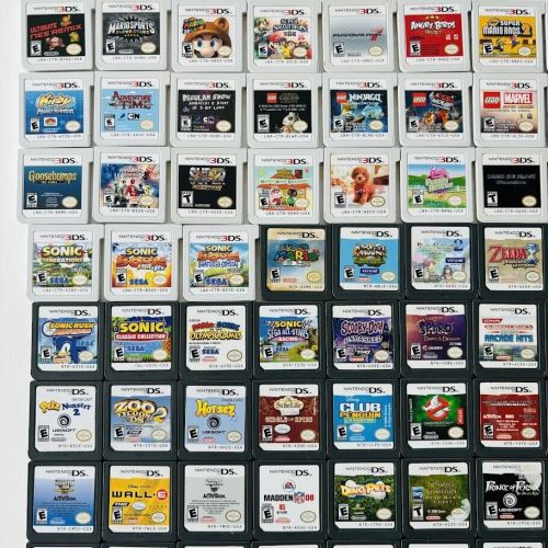 U pick - nintendo 3ds 2ds ds game carts - mario sonic zelda kirby spyro lego +