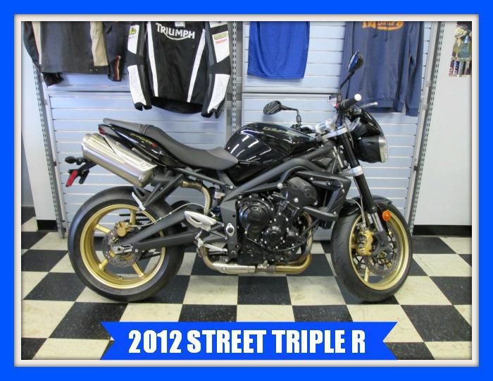 2012 triumph street triple r  standard 