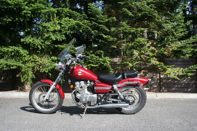 2002 honda rebel 250  cruiser 