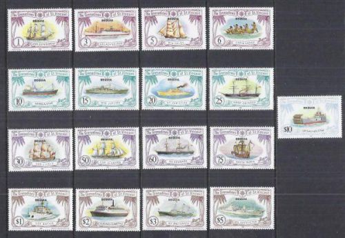 X8939 grenadines of st vincent / a small collection of early&amp; modern hinged mint