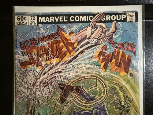 Bargain books ($5 min purchase) spectacular spider-man #72 1982 freecombineship