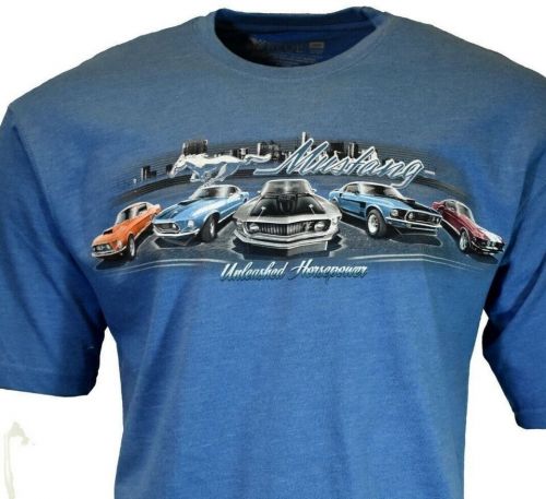 Mens tee t shirt size medium- ford mustang logo american muscle cars racing new