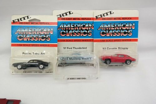 Ertl American Classics Pontiac Trans AM Ford Thunderbird Stingray Mustang TY