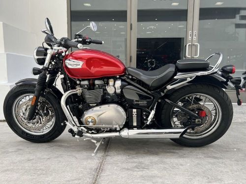 2018 Triumph Bonneville Speedmaster Cranberry Red