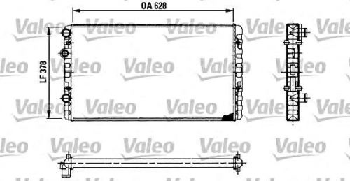 VALEO Engine Cooling Radiator Fits VW Flight Lupo Polo Vento Wagon 1992-2005