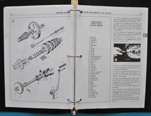 1964 - 1975 Hodaka Motorcycle Service Manual Book Ace 100 Super Rat 125 Wombat