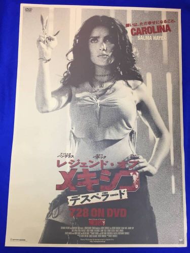 Legend of mexico/desperado b2 size poster antonio banderas robert rodriguez a1