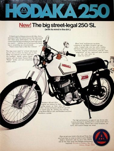 1977 hodaka 250 - vintage motorcycle ad